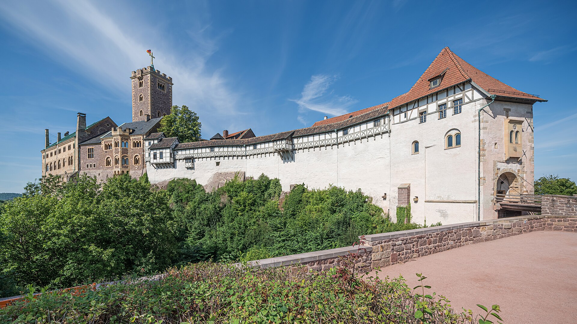 Die Wartburg über Eisenach