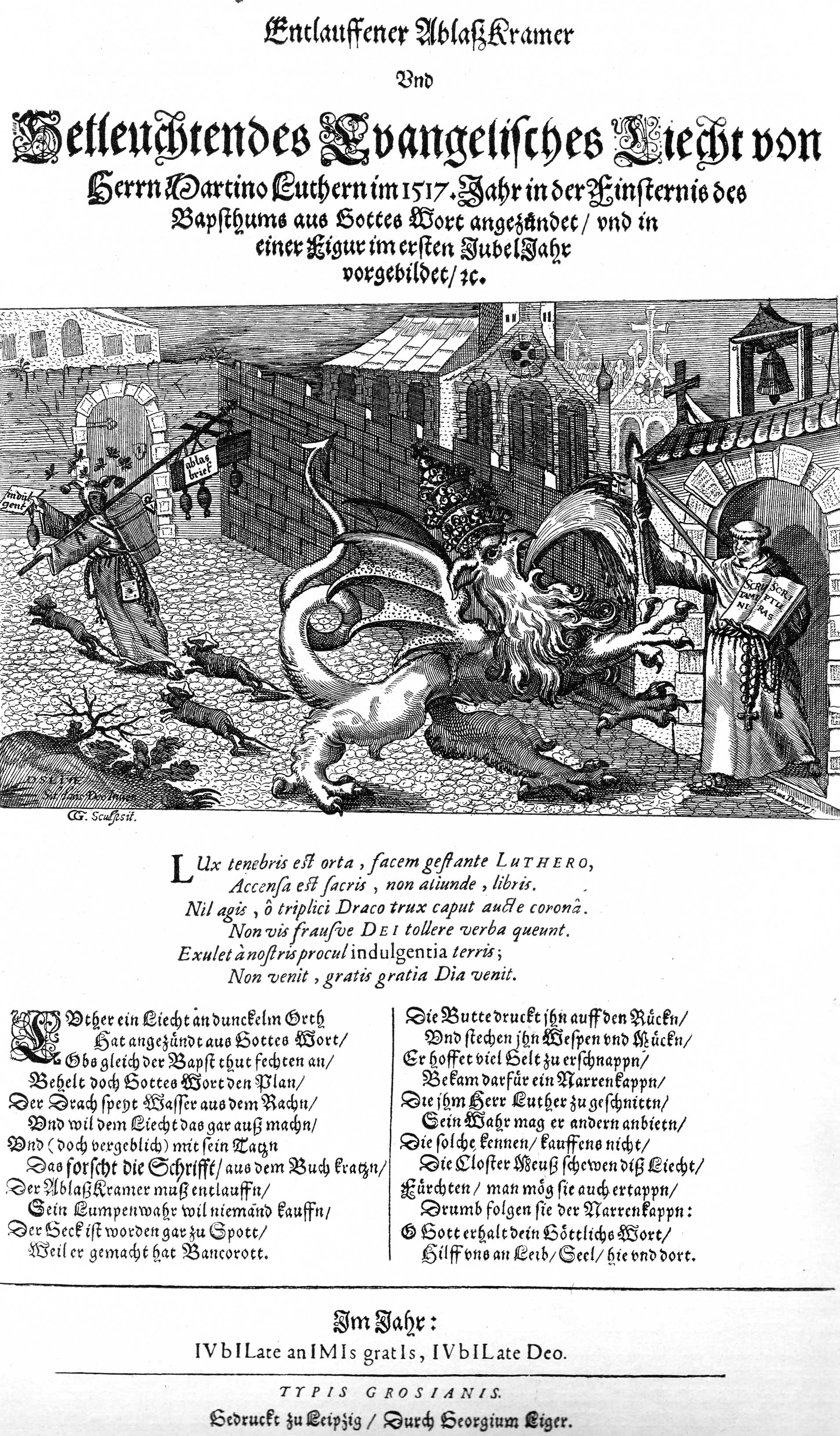 Jubiläums-Flugblatt