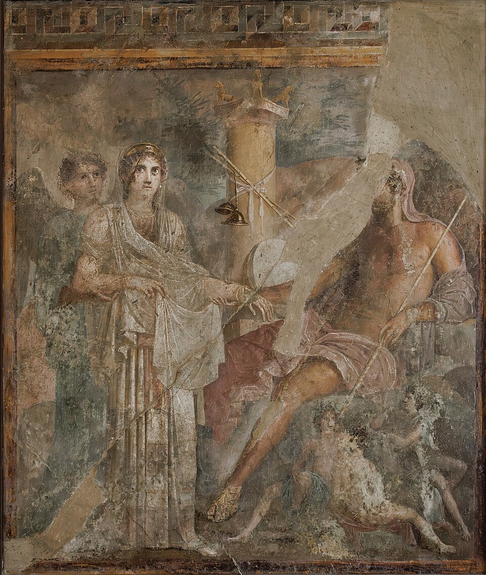Hera & Zeus: Bild aus dem Haus des tragischen Dichters