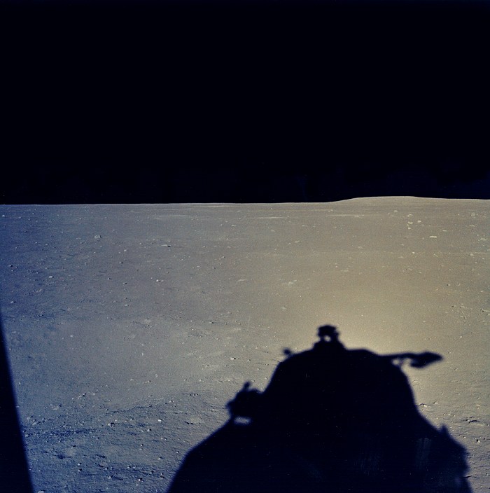 Blick aus Eagle nach der Landung