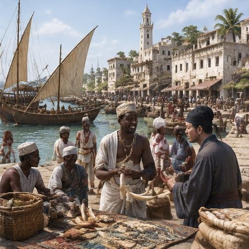 KI-Rekonstruktion: Die fünfte Reise und Ostafrika