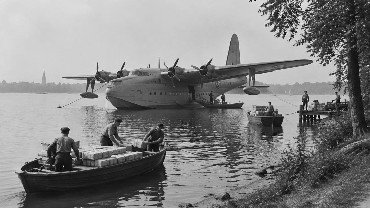 KI: Flugboote auf der Havel