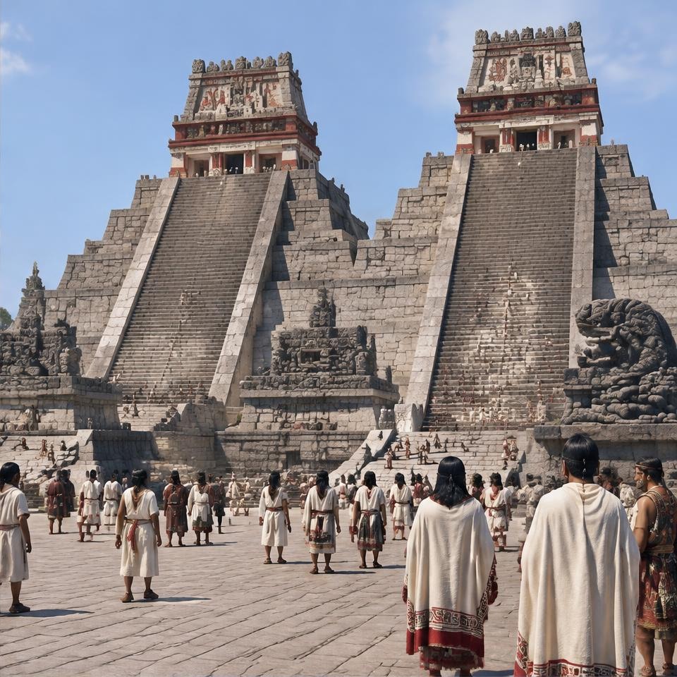 KI: Templo Mayor: Schichten einer Stadt